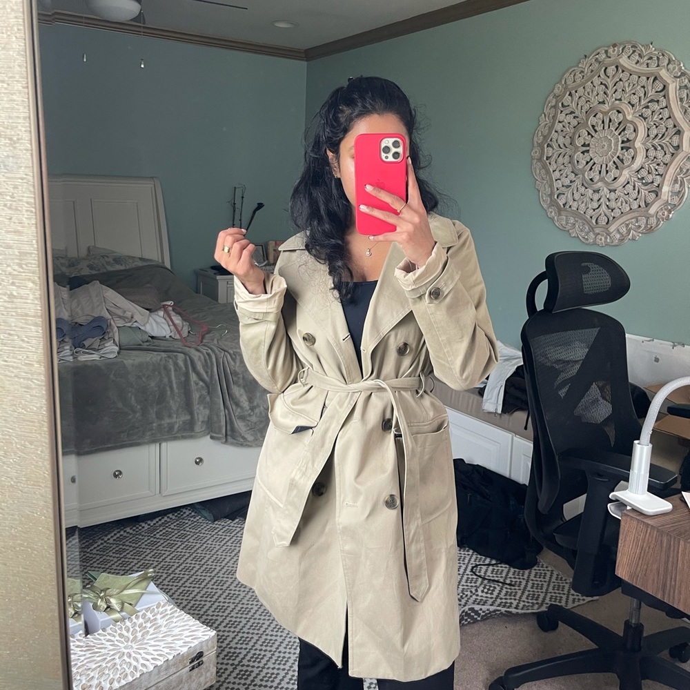 loft trench coat